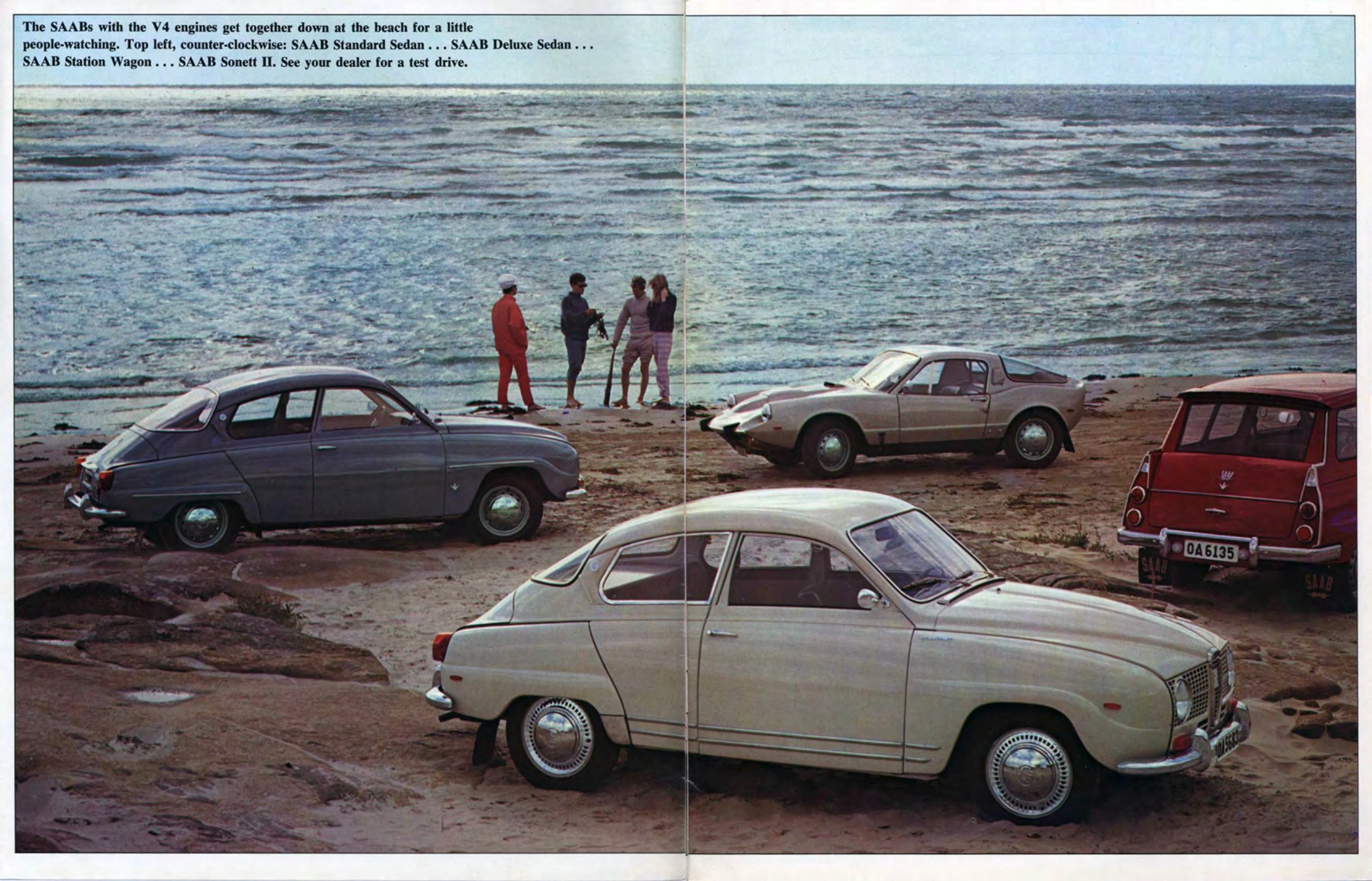 1968 SAAB Full-Line Brochure Page 4